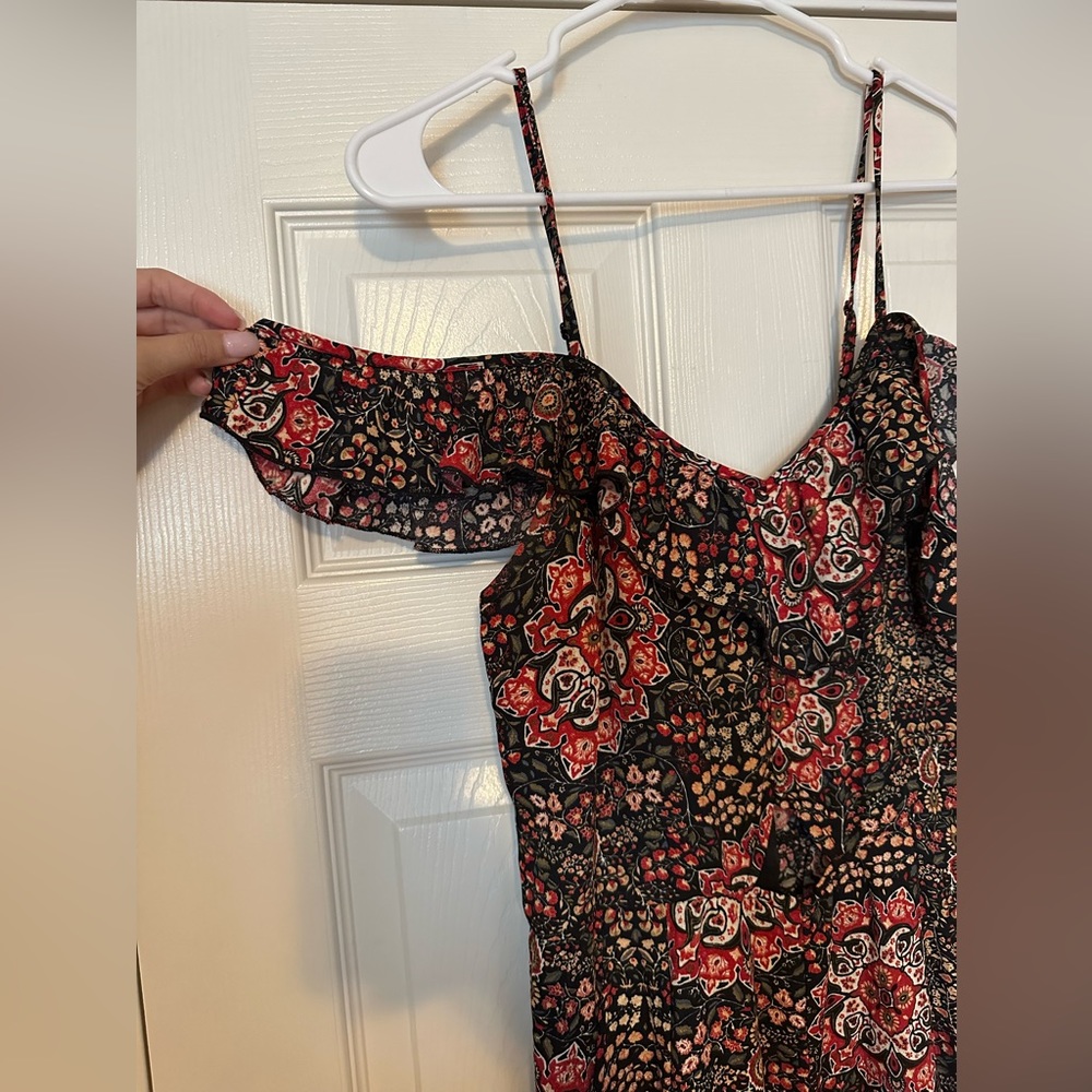 Lightly worn patterned jumpsuit